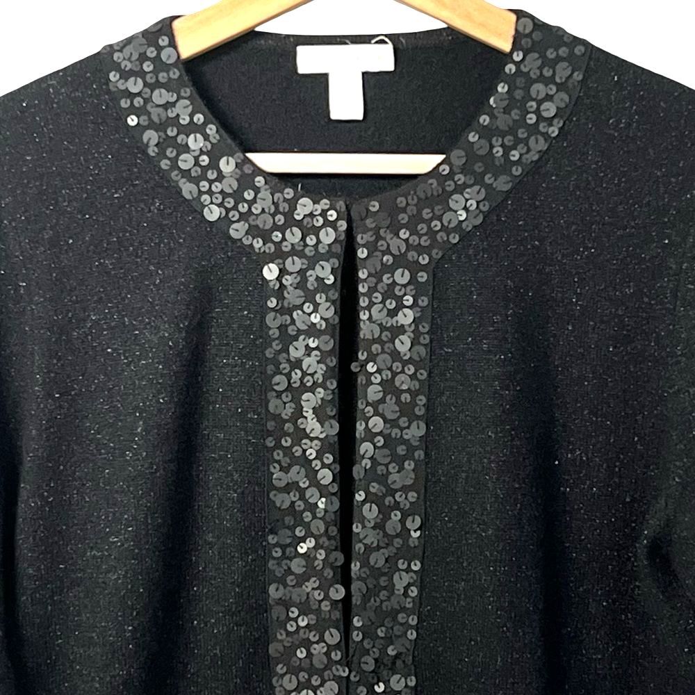 Charter Club Womens Cashmere Blend Cardigan Sz M Quiet Luxury Cocktail Evening - Picture 2 of 9
